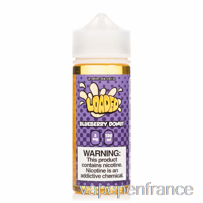 Beignet Aux Myrtilles - E-liquide Chargé - Vapeurs Impitoyables - Stylo Vape 120 Ml 3 Mg